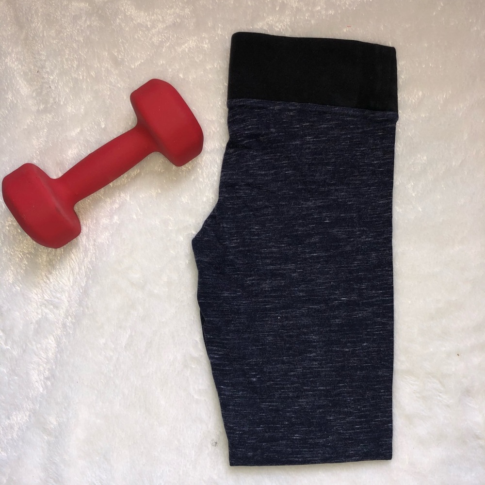 VS PINK Heather Blue Skinny Yoga Pants